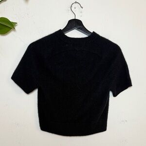 Abercrombie & Fitch Black Crop Top
